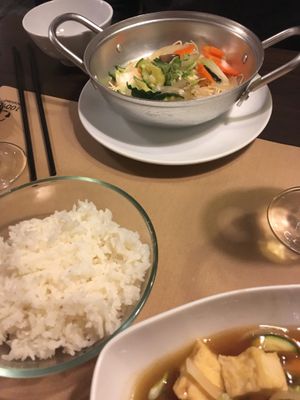 Fried noodles  at La Baie du Dragon in Marseille