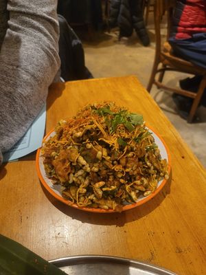 Disco bhel at Chai Pani in Decatur