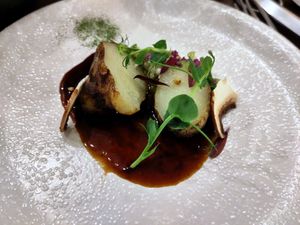 Variation de topinambour at La Table du Marche in Bergerac