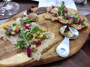 Appetizers at La Table du Marche in Bergerac