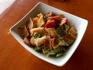Fattoush salad! at Pita Paradise in Cocoa Beach