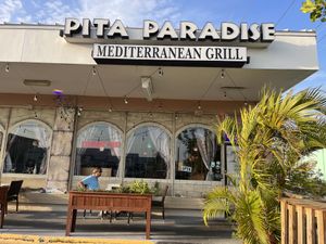 Pita Paradise outdoor seating  at Pita Paradise in Cocoa Beach