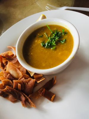 Lentil soup at Pita Paradise in Cocoa Beach