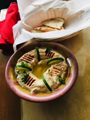 Hummus & Pita at Pita Paradise in Cocoa Beach