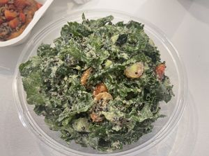 Kale Cashew-Pesto Salad   at The Green Cat in Virginia Beach