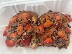 Strawberry Toast   at The Green Cat in Virginia Beach