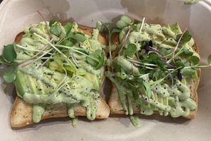 Avocado, toast  at The Green Cat in Virginia Beach
