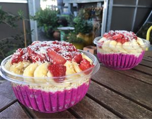 The pitaya bowl!!!! (aka the ?.com) at The Green Cat in Virginia Beach