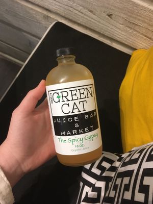 it matched the pillows   at The Green Cat in Virginia Beach