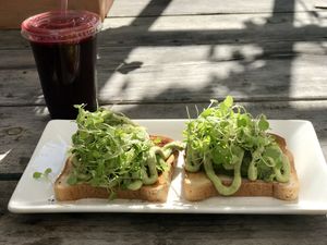 Absolutely avocado-licious!😋 at The Green Cat in Virginia Beach