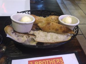Bread  at 3 Brothers Vegan Cafe in Copiague