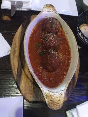 Vegan meatball at 3 Brothers Vegan Cafe in Copiague