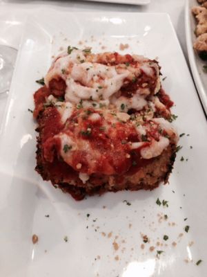 Eggplant Rollatini at 3 Brothers Vegan Cafe in Copiague