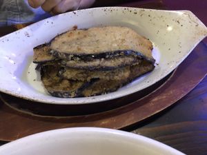 Vegan eggplant  at 3 Brothers Vegan Cafe in Copiague