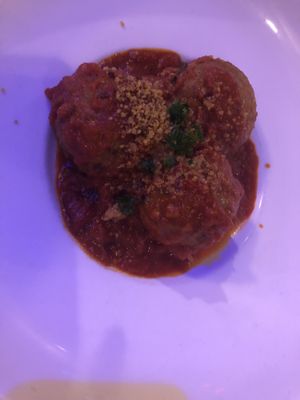 Vegan meatball  at 3 Brothers Vegan Cafe in Copiague