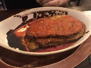 Eggplant Parmesan  at 3 Brothers Vegan Cafe in Copiague