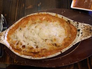 Vegan pasta  at 3 Brothers Vegan Cafe in Copiague