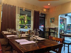 Interior at 3 Brothers Vegan Cafe in Copiague
