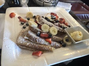 French toast   at 3 Brothers Vegan Cafe in Copiague