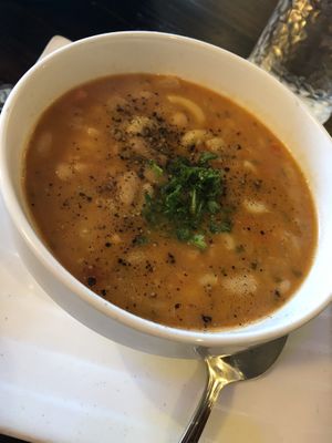Pasta Fagioli  at 3 Brothers Vegan Cafe in Copiague