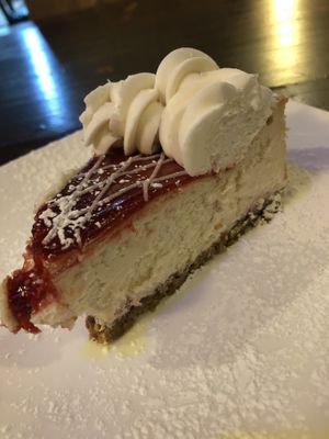 Raspberry Cheesecake   at 3 Brothers Vegan Cafe in Copiague