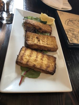 Grilled tofu   at 3 Brothers Vegan Cafe in Copiague