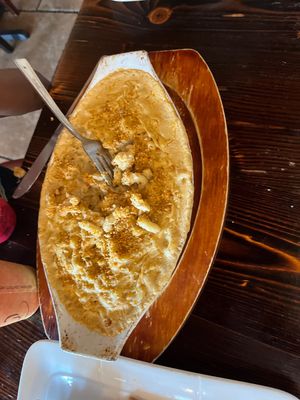 Mac and cheese   at 3 Brothers Vegan Cafe in Copiague