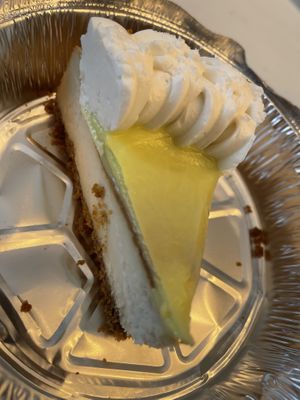 Key lime cheesecake   at 3 Brothers Vegan Cafe in Copiague