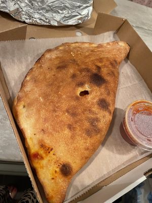 Calzone   at 3 Brothers Vegan Cafe in Copiague