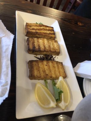 Grilled tofu   at 3 Brothers Vegan Cafe in Copiague