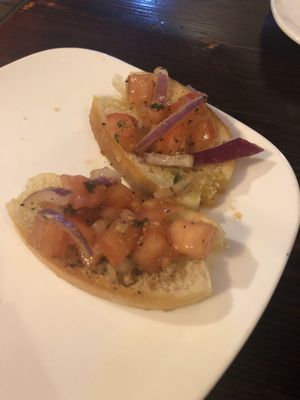 Bruschetta   at 3 Brothers Vegan Cafe in Copiague