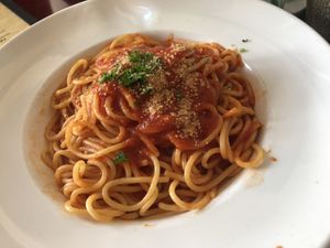 Vegan pasta   at 3 Brothers Vegan Cafe in Copiague