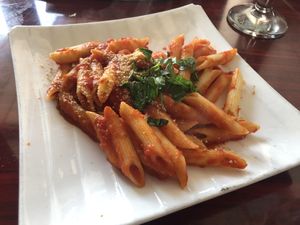 Vegan pasta   at 3 Brothers Vegan Cafe in Copiague