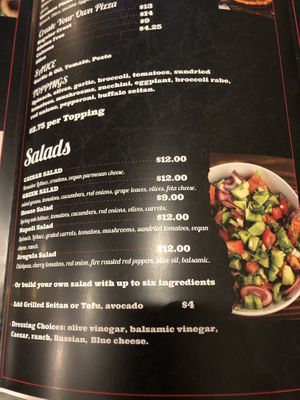 Vegan menu   at 3 Brothers Vegan Cafe in Copiague