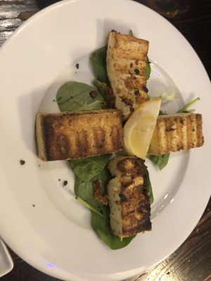 Grilled tofu (vegan)  at 3 Brothers Vegan Cafe in Copiague