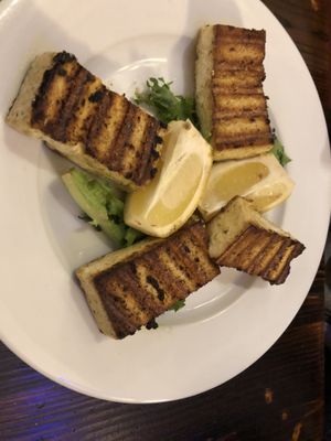 Grilled tofu   at 3 Brothers Vegan Cafe in Copiague