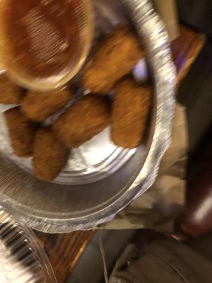 Crispy heart of palm   at 3 Brothers Vegan Cafe in Copiague