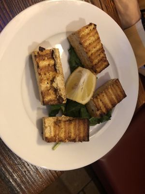 Grilled tofu   at 3 Brothers Vegan Cafe in Copiague