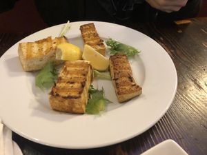 Grilled tofu   at 3 Brothers Vegan Cafe in Copiague