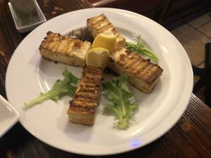 Grilled tofu   at 3 Brothers Vegan Cafe in Copiague
