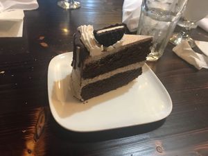 Cookies and cream cake  at 3 Brothers Vegan Cafe in Copiague