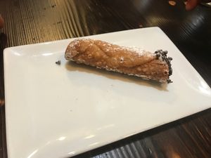 Cannoli at 3 Brothers Vegan Cafe in Copiague