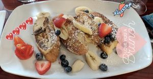 Vegan French Toast at 3 Brothers Vegan Cafe in Copiague