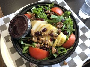 Arugula salad at 3 Brothers Vegan Cafe in Copiague