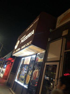 The front there is lots of parking in the back area  at 3 Brothers Vegan Cafe in Copiague