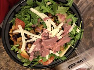 Arugula pear salad  at 3 Brothers Vegan Cafe in Copiague