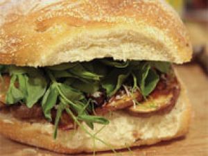 Vegan Sandwich at Mancare Vegana in Bucharest