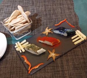 Cheese board at Verdeando in Denia