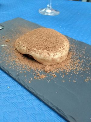 raw tiramisu at Verdeando in Denia