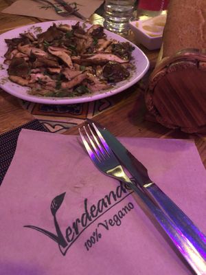 Salteado de setas at Verdeando in Denia